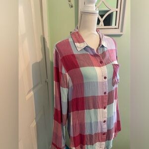 Time and Tru woman’s flannel size x-large button down